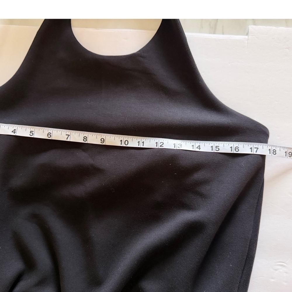 Spanx AirEssentials Halter Jumpsuit Very Black Wide Leg XL 21415R New - Picture 7 of 9